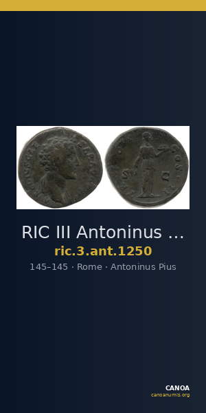 RIC III Antoninus Pius 1250 — CANOA