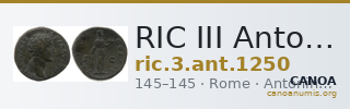 RIC III Antoninus Pius 1250 — CANOA