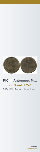 RIC III Antoninus Pius 1252 — CANOA