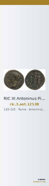 RIC III Antoninus Pius 1253B — CANOA