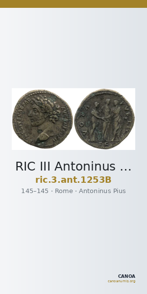 RIC III Antoninus Pius 1253B — CANOA
