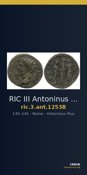RIC III Antoninus Pius 1253B — CANOA
