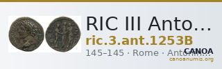 RIC III Antoninus Pius 1253B — CANOA