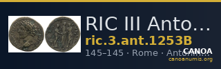 RIC III Antoninus Pius 1253B — CANOA