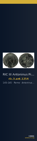 RIC III Antoninus Pius 1254 — CANOA