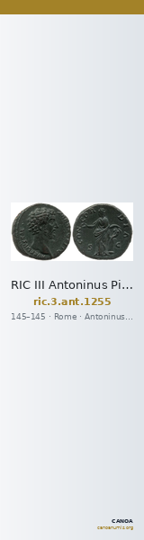 RIC III Antoninus Pius 1255 — CANOA