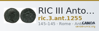 RIC III Antoninus Pius 1255 — CANOA