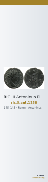 RIC III Antoninus Pius 1258 — CANOA