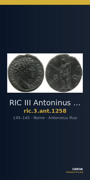 RIC III Antoninus Pius 1258 — CANOA