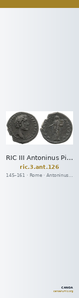 RIC III Antoninus Pius 126 — CANOA