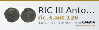 RIC III Antoninus Pius 126 — CANOA