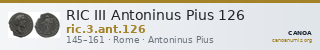 RIC III Antoninus Pius 126 — CANOA