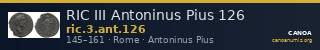 RIC III Antoninus Pius 126 — CANOA