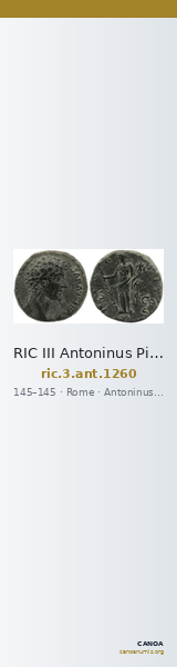 RIC III Antoninus Pius 1260 — CANOA