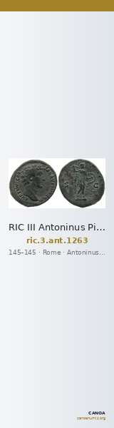 RIC III Antoninus Pius 1263 — CANOA