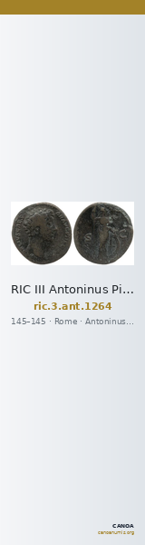 RIC III Antoninus Pius 1264 — CANOA