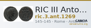 RIC III Antoninus Pius 1269 — CANOA