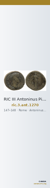 RIC III Antoninus Pius 1270 — CANOA