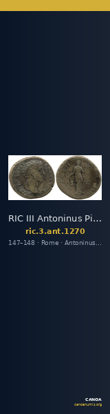 RIC III Antoninus Pius 1270 — CANOA