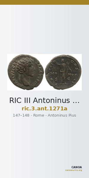 RIC III Antoninus Pius 1271a — CANOA