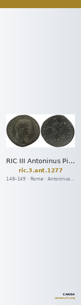 RIC III Antoninus Pius 1277 — CANOA