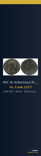 RIC III Antoninus Pius 1277 — CANOA