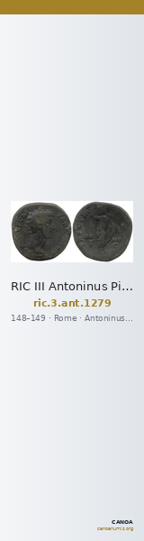 RIC III Antoninus Pius 1279 — CANOA