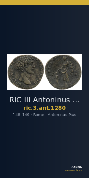RIC III Antoninus Pius 1280 — CANOA