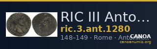 RIC III Antoninus Pius 1280 — CANOA
