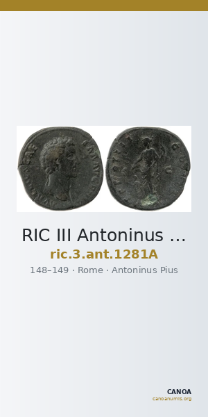 RIC III Antoninus Pius 1281A — CANOA