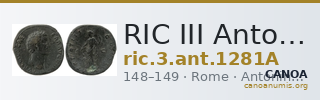 RIC III Antoninus Pius 1281A — CANOA