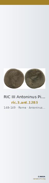 RIC III Antoninus Pius 1283 — CANOA