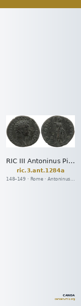 RIC III Antoninus Pius 1284a — CANOA