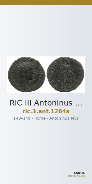 RIC III Antoninus Pius 1284a — CANOA