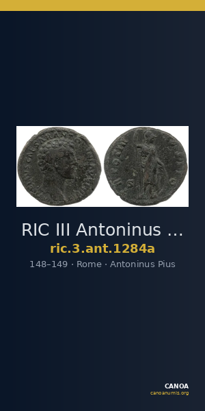 RIC III Antoninus Pius 1284a — CANOA