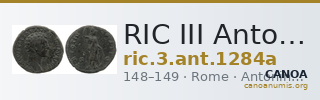 RIC III Antoninus Pius 1284a — CANOA
