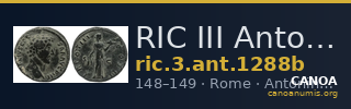 RIC III Antoninus Pius 1288b — CANOA
