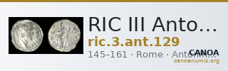 RIC III Antoninus Pius 129 — CANOA