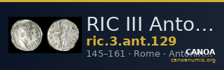 RIC III Antoninus Pius 129 — CANOA