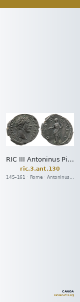 RIC III Antoninus Pius 130 — CANOA