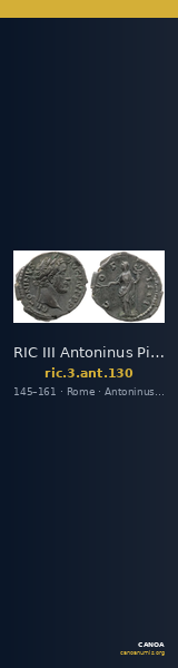 RIC III Antoninus Pius 130 — CANOA
