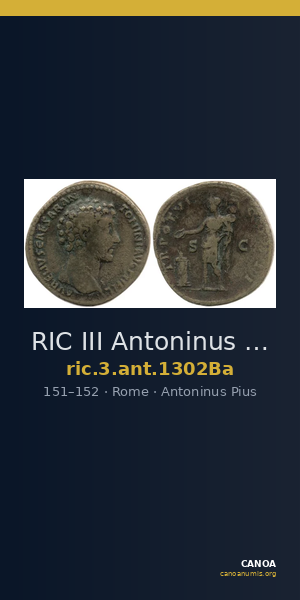 RIC III Antoninus Pius 1302Ba — CANOA