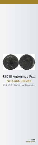 RIC III Antoninus Pius 1302Bb — CANOA
