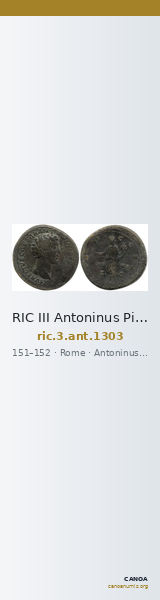 RIC III Antoninus Pius 1303 — CANOA