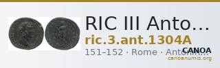 RIC III Antoninus Pius 1304A — CANOA