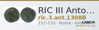 RIC III Antoninus Pius 1308B — CANOA