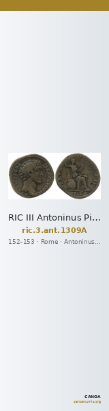 RIC III Antoninus Pius 1309A — CANOA