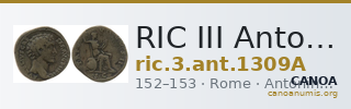RIC III Antoninus Pius 1309A — CANOA