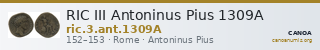 RIC III Antoninus Pius 1309A — CANOA
