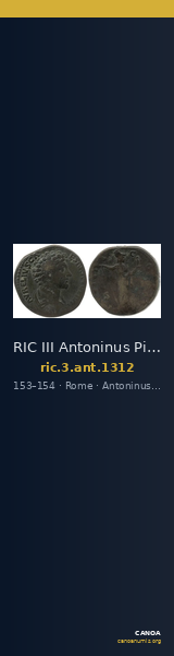 RIC III Antoninus Pius 1312 — CANOA
